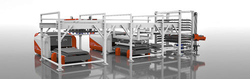 Be- und Entladesystem / Paletten - Expert Lift - Laser - für Platten / für Schneidapplikationen / Umschlag
