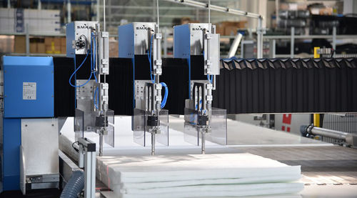 Wasserstrahlschneidkopf - SolarEdge Automation Machines S.p.A. - für Textil