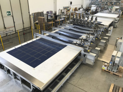 Automatische Schweißmaschine - SM-370-HA - SolarEdge Automation Machines S.p.A. - für Textil / für PVC / 2-Achs