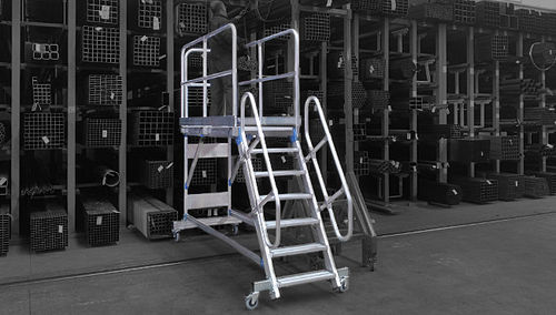 Mobile Leiter - Upmoviom Storage Systems - Plattform / für Lagerhallen
