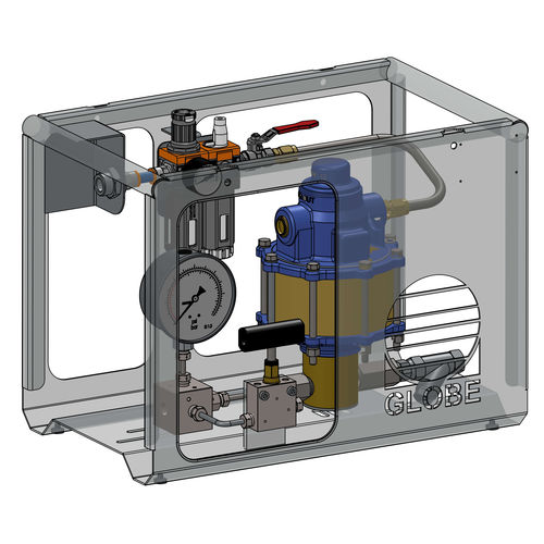Hydraulikaggregat für Hochdruckanwendungen - APU SC10-5 series - GLOBE Airmotors, Test Equipment & Motion Control - Pneumatik / für Prüfmaschine / kompakt