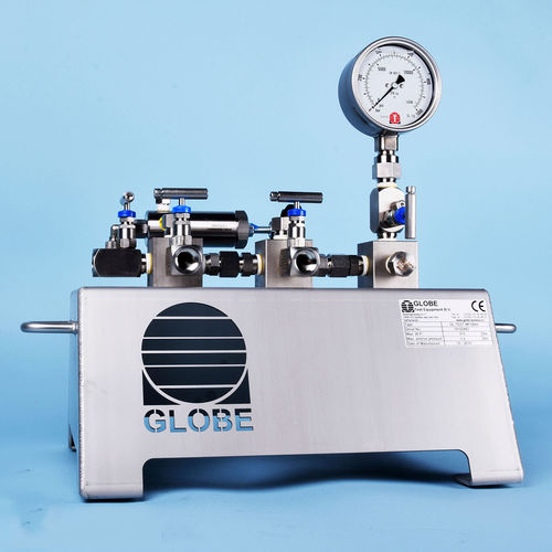 Mehrweg-Verteilerblock - GLOBE Airmotors, Test Equipment & Motion Control - Edelstahl / Gas / für Druckmessinstrumente