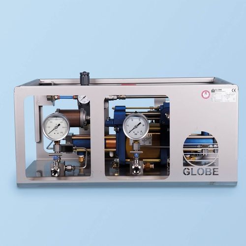 Kolben-Druckbooster - APU - GLOBE Airmotors, Test Equipment & Motion Control - Stickstoff / Sauerstoff / Helium