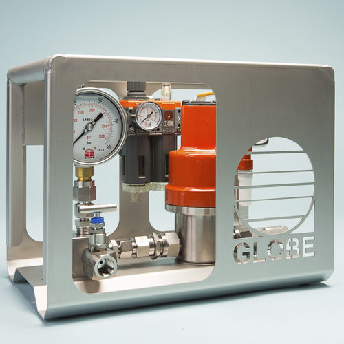 Luftbetriebene Druckprüfanlage - APU Unicub series - GLOBE Airmotors, Test Equipment & Motion Control - mobil