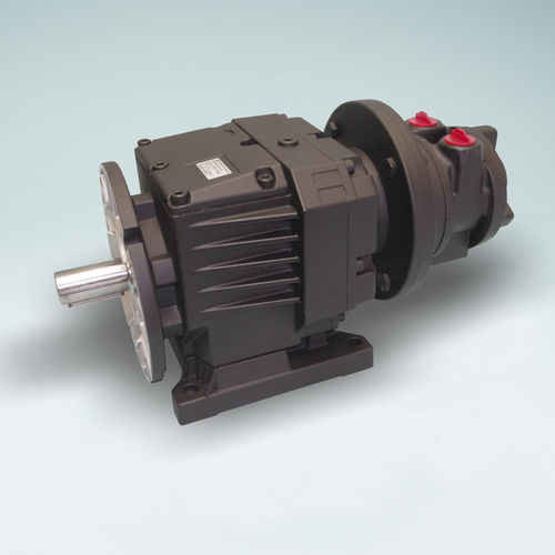 Druckluftmotor mit Koaxialgetrieben - VS4DA402FG10 - GLOBE Airmotors, Test Equipment & Motion Control - Lamellen / ATEX / Hochdrehmoment
