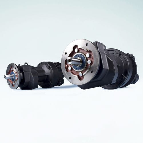 Radialkolben-Druckluftmotor - GLOBE Airmotors, Test Equipment & Motion Control - für Schwerlastanwendungen / ATEX / mit Getriebe