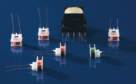Kleinformatige Spule - HAHN - Elektrobau - für Elektronik / Kupferdraht
