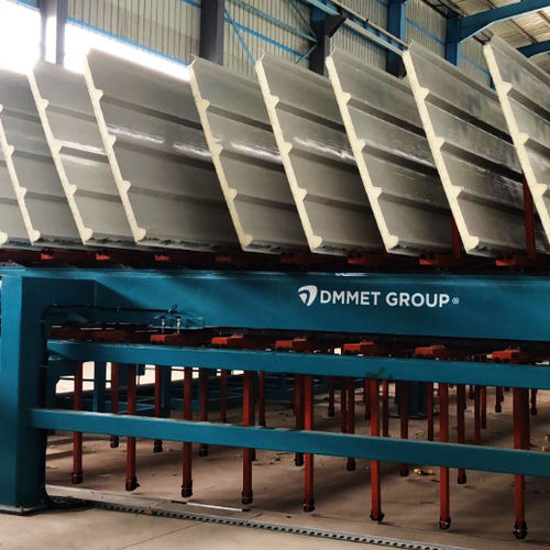 Produktionsanlage für dekorative Wandpaneele - DM18 - DMMET GROUP - für Blech / für Schaumplatten / Sandwichplatten
