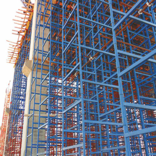 Stationärer Gerüstturm - H-TOWER - OZLER FORMWORK AND SCAFFOLDING SYSTEMS - Fassaden / modular