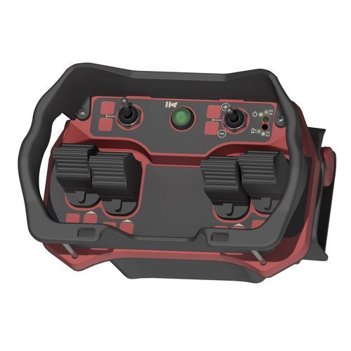 Funkfernsteuerung - M-Fly A-D-P-R - E-CHRONOS - mit Knöpfen / Joystick / Kippschalter