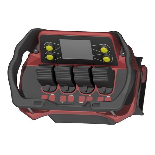 Funkfernsteuerung - M-Fly A-F-Q-R - E-CHRONOS - mit Knöpfen / Joystick / Kippschalter