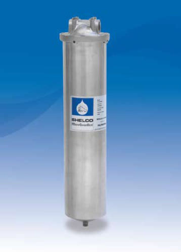 Einfachpatrone-Filtergehäuse - FLD series - Shelco Filters - für Druckluft / Edelstahl
