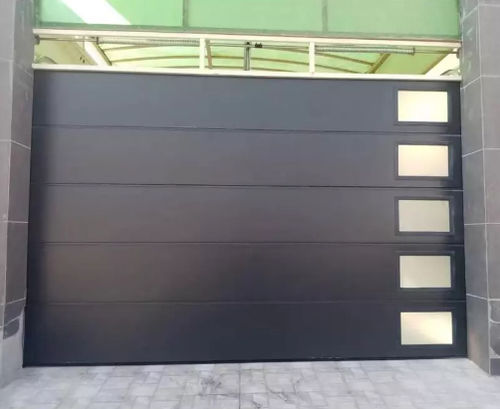 Schiebetür - BRDECO - Sektional / galvanisiertem Stahl / für den Innenbereich