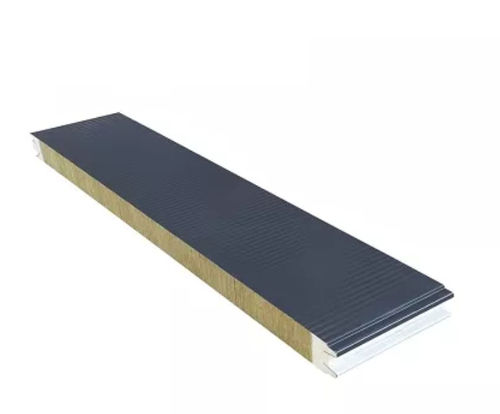 Mineralwollekern-Sandwichplatte - BRDECO - Steinwollekern / mit Stahldeckblech / Inox-Deckplatte
