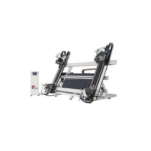 Crimpmaschine für Aluminiumprofile - Fabplus - automatisch / hydraulisch / PLC-gesteuert