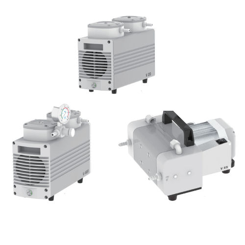 Membran-Vakuumpumpe - RV series - SHANGHAI BLUEPARD INSTRUMENTS CO.,LTD - geschmiert / Zwei-Stufen / Gas