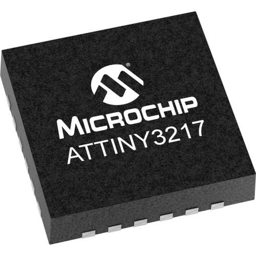 8-Bit-Mikrocontroller - ATTINY3217 - Microchip Technology Inc. - geringe Leistung / Kapazitiv- und Touchfunktion / analog