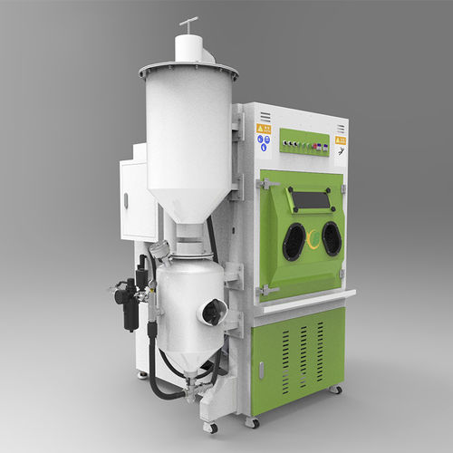 Druckstrahlkabine - TB-PN1200 - Tongbao Surface Processing Equipment - manuell / mit Drehtisch / für Hochleistungsanwendungen