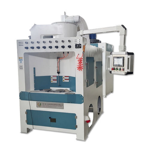 Automatisierte Sandstrahlanlage - TB-SC1419 - Tongbao Surface Processing Equipment - Injektor / Drehtisch / für die Oberflächenbehandlung