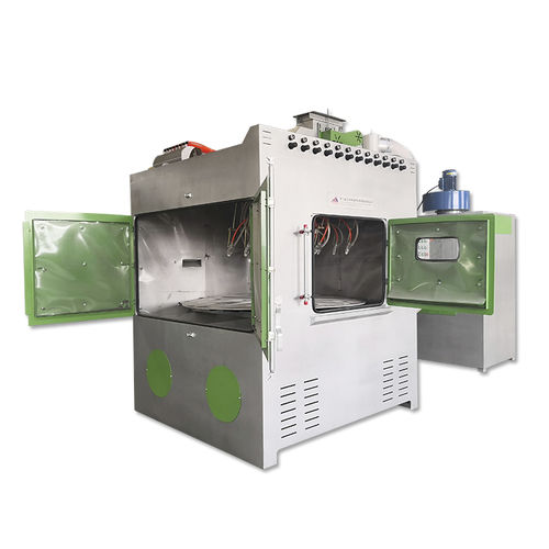 Automatische Sandstrahlanlage - TB-SAF2000-FTA - Tongbao Surface Processing Equipment - Injektor / Drehtisch / für die Oberflächenbehandlung