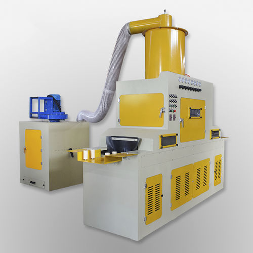 Automatische Sandstrahlanlage - TB-NC400-8A - Tongbao Surface Processing Equipment - Injektor / für die Oberflächenbehandlung / mit Bandförderer