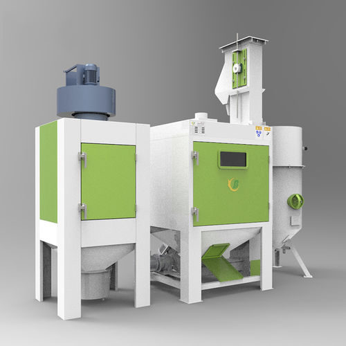 Automatische Sandstrahlanlage - TB-NR1111-2P - Tongbao Surface Processing Equipment - Injektor / für die Oberflächenbehandlung / Trommel