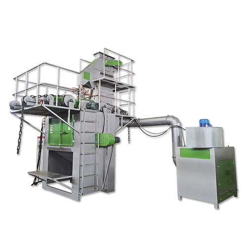 Hängebahn-Strahlanlage - TB-SQ236-2P - Tongbao Surface Processing Equipment - Turbinen / für Ketten / automatisch