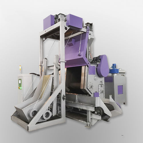 Band-Strahlanlage - TB-NAW350 - Tongbao Surface Processing Equipment - Trommel / Turbinen / für Schüttgut