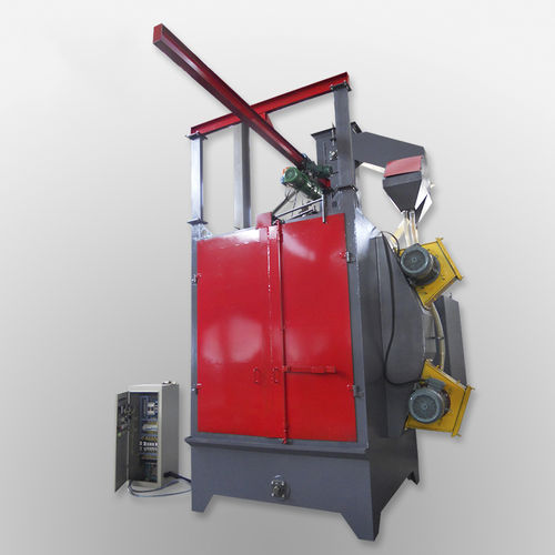 Strahlanlage mit Haken - TB-Q375-A - Tongbao Surface Processing Equipment - 2 Turbinen / für Walzen / für Felgen
