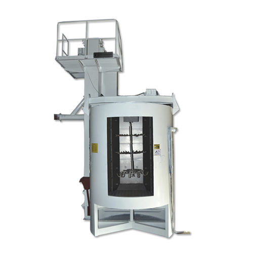 Drehtisch-Strahlanlage - TB-RH1512-2 - Tongbao Surface Processing Equipment - mit Haken / Turbinen / für Metall