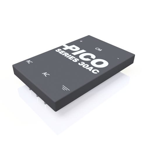 Verkapselte Stromversorgung - 30AC series - Pico Electronics - AC/DC / gesteuert / Doppelausgang