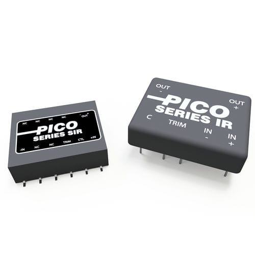 Gesteuerter DC/DC-Wandler - IR & SIR Series - Pico Electronics - Spannungsbereich Eingang 2:1 / Spannungsbereich Eingang 3:1 / isoliert