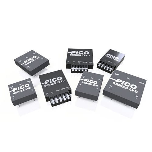 Gesteuerter DC-DC-Wandler - LV & TLV Series - Pico Electronics - Spannungsbereich Eingang 2:1 / verkapselt / Industrie