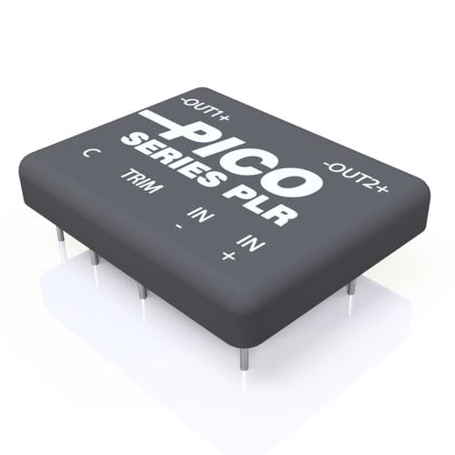 Gesteuerter DC-DC-Wandler - PLR Series - Pico Electronics - Spannungsbereich Eingang 2:1 / Spannungsbereich Eingang 3:1 / isoliert