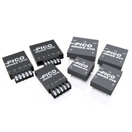 Gesteuerter DC-DC-Wandler - HV series - Pico Electronics - isoliert / verkapselt / mit breitem Eingangsbereich