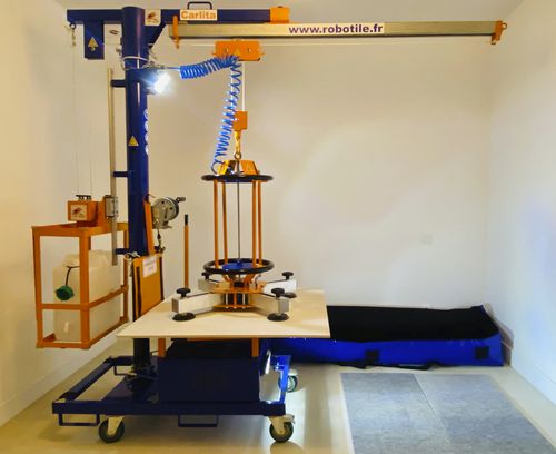 Manipulator zum Fliesenverlegen - CARLITA ® - Robotile - mechanisch / mit Saugnapf / mobil