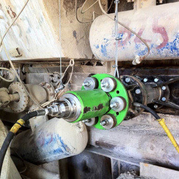 Leistungsstarker Luftkanone - Turbo-Flow™ - FLOW INDUSTRIES - Hochdruck / automatisch / ferngesteuert