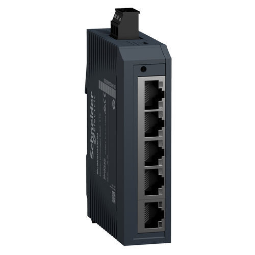 Ethernet-Switch / unmanaged - MCSESU053FN0 - Schneider Electric - 5 Ports / für DIN-Schiene / Standard