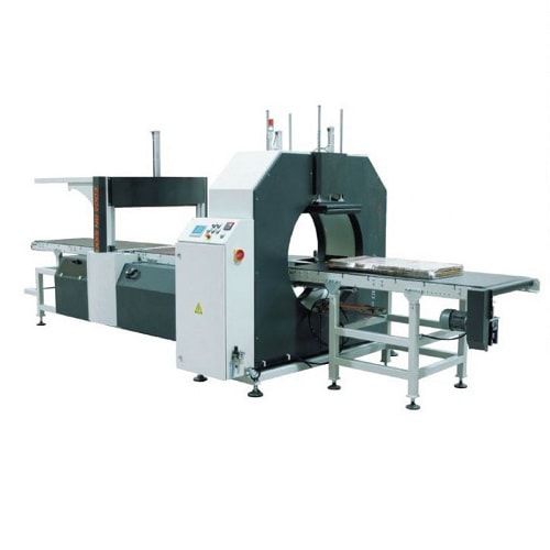 Orbital-Stretchwickler - E500 - Shanghai Fhope machinery co.,ltd - automatisch / mit Stretchfolie / mit Förderer
