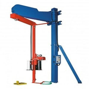 Stretchwickler mit Dreharm - R200 - Shanghai Fhope machinery co.,ltd - halbautomatisch / Paletten / für Baustoffe