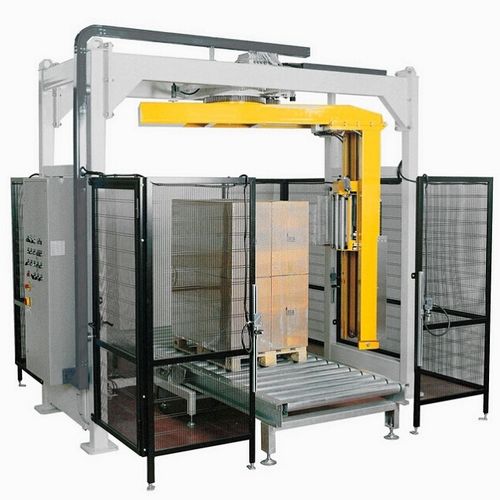 Stretchwickler mit Dreharm - RAS100 - Shanghai Fhope machinery co.,ltd - automatisch / Paletten / mit Stretchfolie
