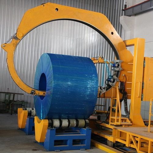 Orbital-Stretchwickler - Shanghai Fhope machinery co.,ltd - automatisch / für Spulen / mit Stretchfolie