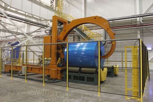 Orbital-Stretchwickler - Shanghai Fhope machinery co.,ltd - automatisch / für Spulen / mit Stretchfolie
