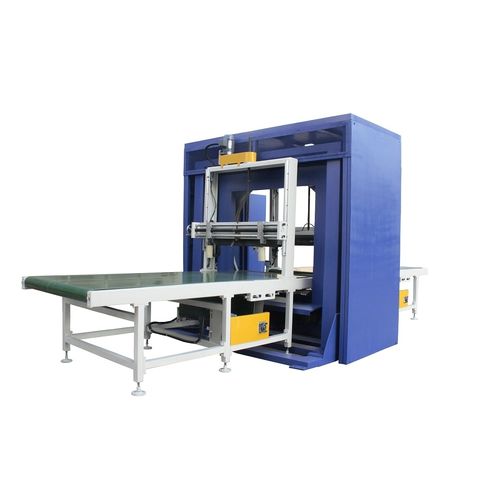 Horizontaler Stretchwickler - E1800 - Shanghai Fhope machinery co.,ltd - automatisch / Tür / für Platten