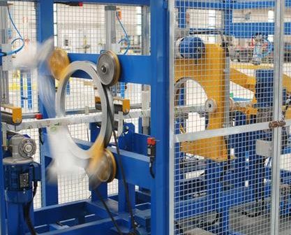 Horizontaler Stretchwickler - Shanghai Fhope machinery co.,ltd - automatisch / Profil / mit Stretchfolie