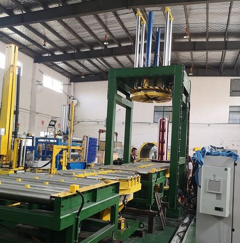 Automatische Umreifungsmaschine - Shanghai Fhope machinery co.,ltd - für Drahtrollen / Verdichtung
