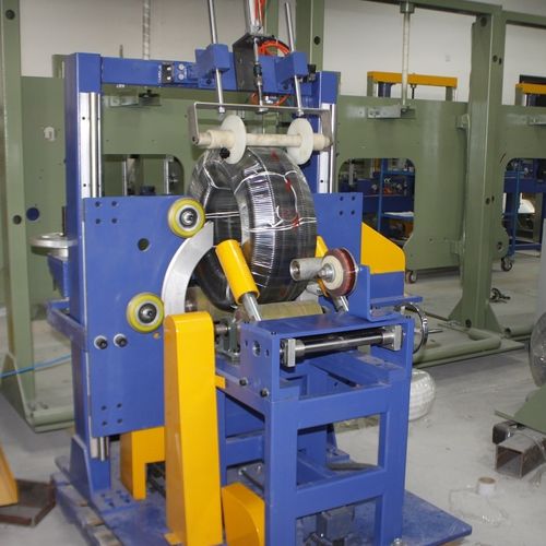 Stretchwickler mit Drehring - Shanghai Fhope machinery co.,ltd - automatisch / für Spulen / für Schläuche
