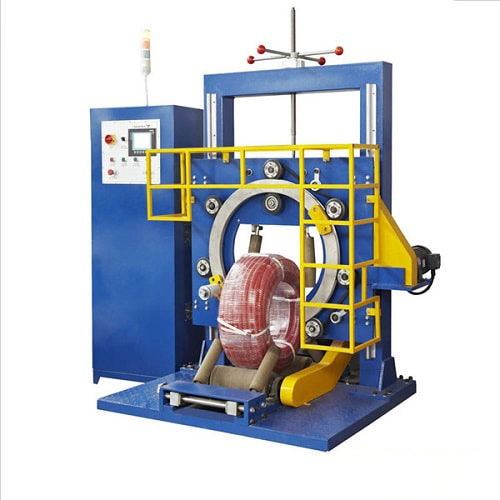 Stretchwickler mit Drehring - FPH-300N - Shanghai Fhope machinery co.,ltd - vertikal / automatisch / für Rohre