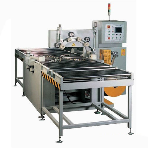 Stretchwickler mit Drehring - FPC-300 - Shanghai Fhope machinery co.,ltd - automatisch / für Spulen / mit Förderer