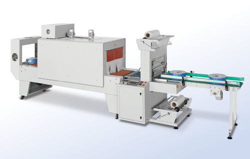 Automatische Schrumpffolienverpackungsmaschine - SK-080B - Shanghai Fhope machinery co.,ltd - für Karton / für Getränke / mit Schrumpftunnel